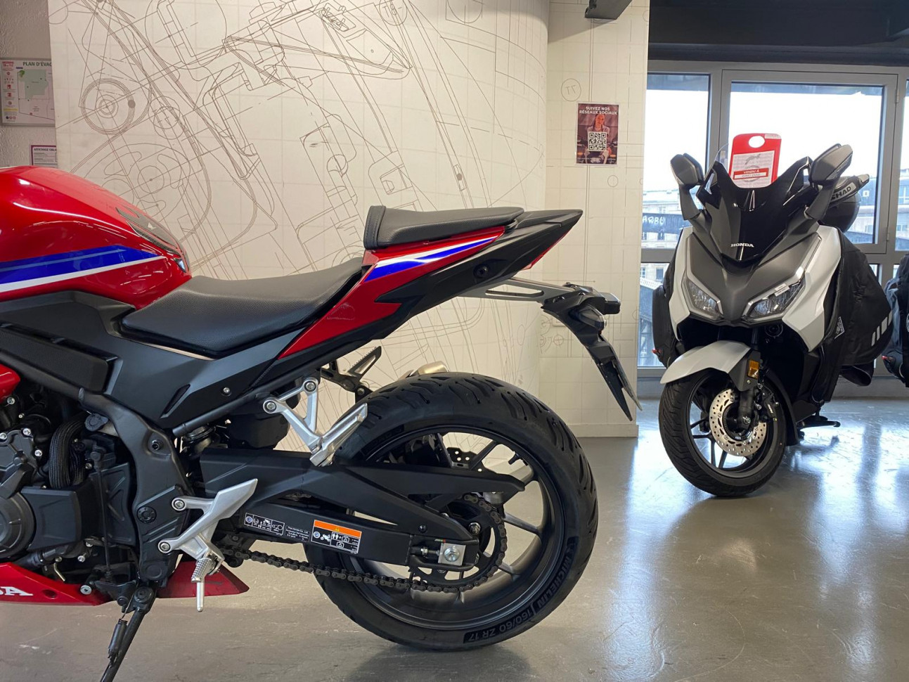 HONDA CBR 500 R ABS A2 - 135€/MOIS *