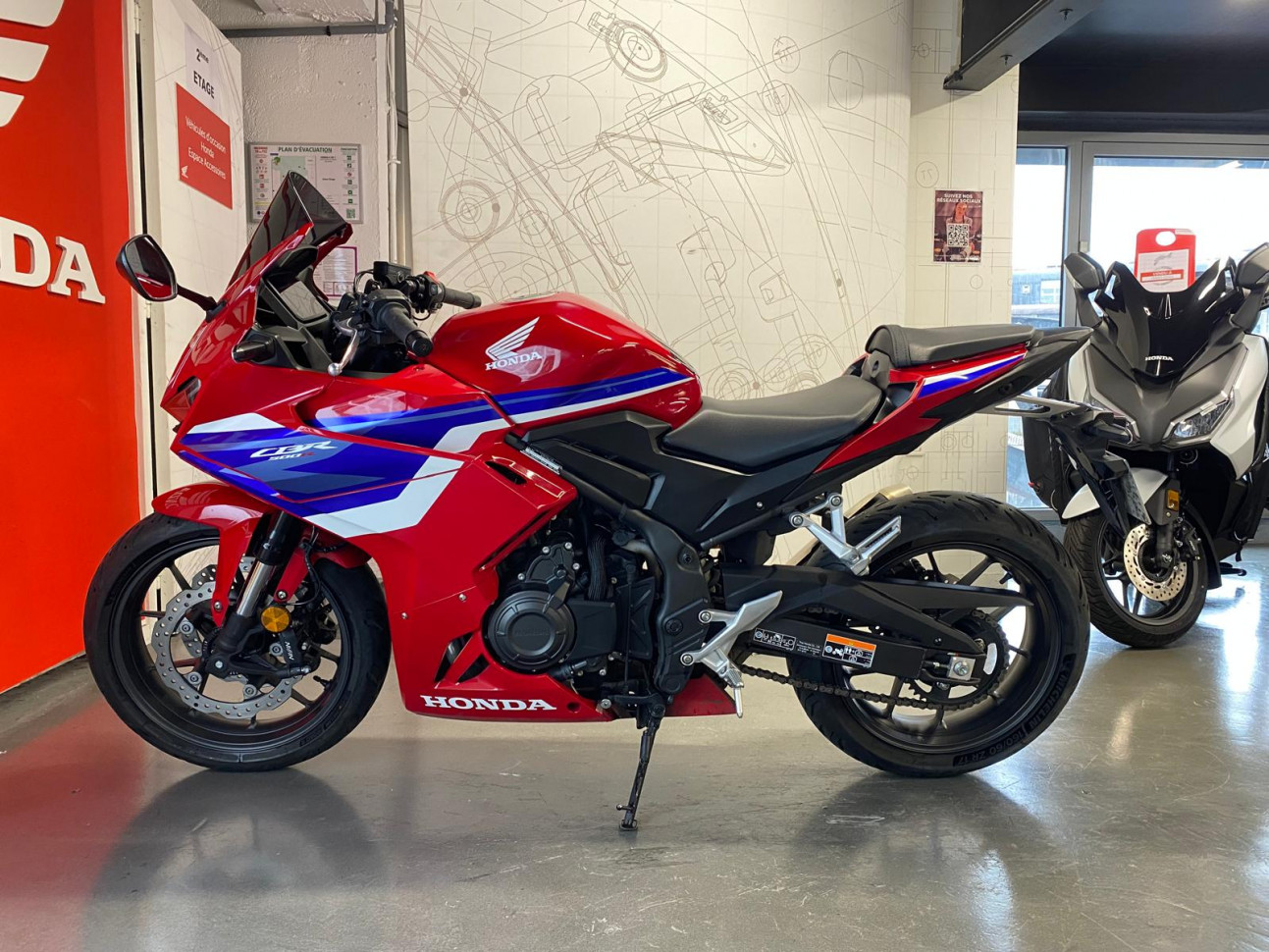HONDA CBR 500 R ABS A2 - 135€/MOIS *