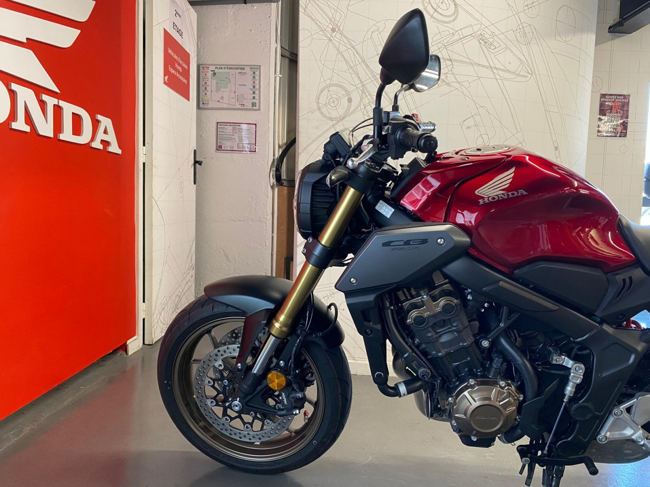 HONDA CB 650 R BRIDABLE A2 