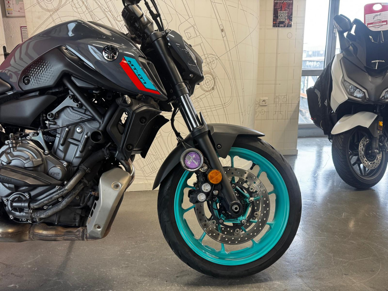 YAMAHA MT-07 BRIDÉE A2 - 