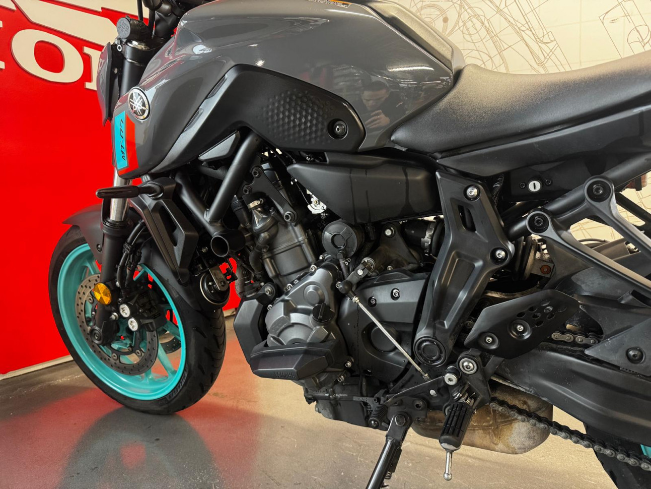 YAMAHA MT-07 BRIDÉE A2 - 