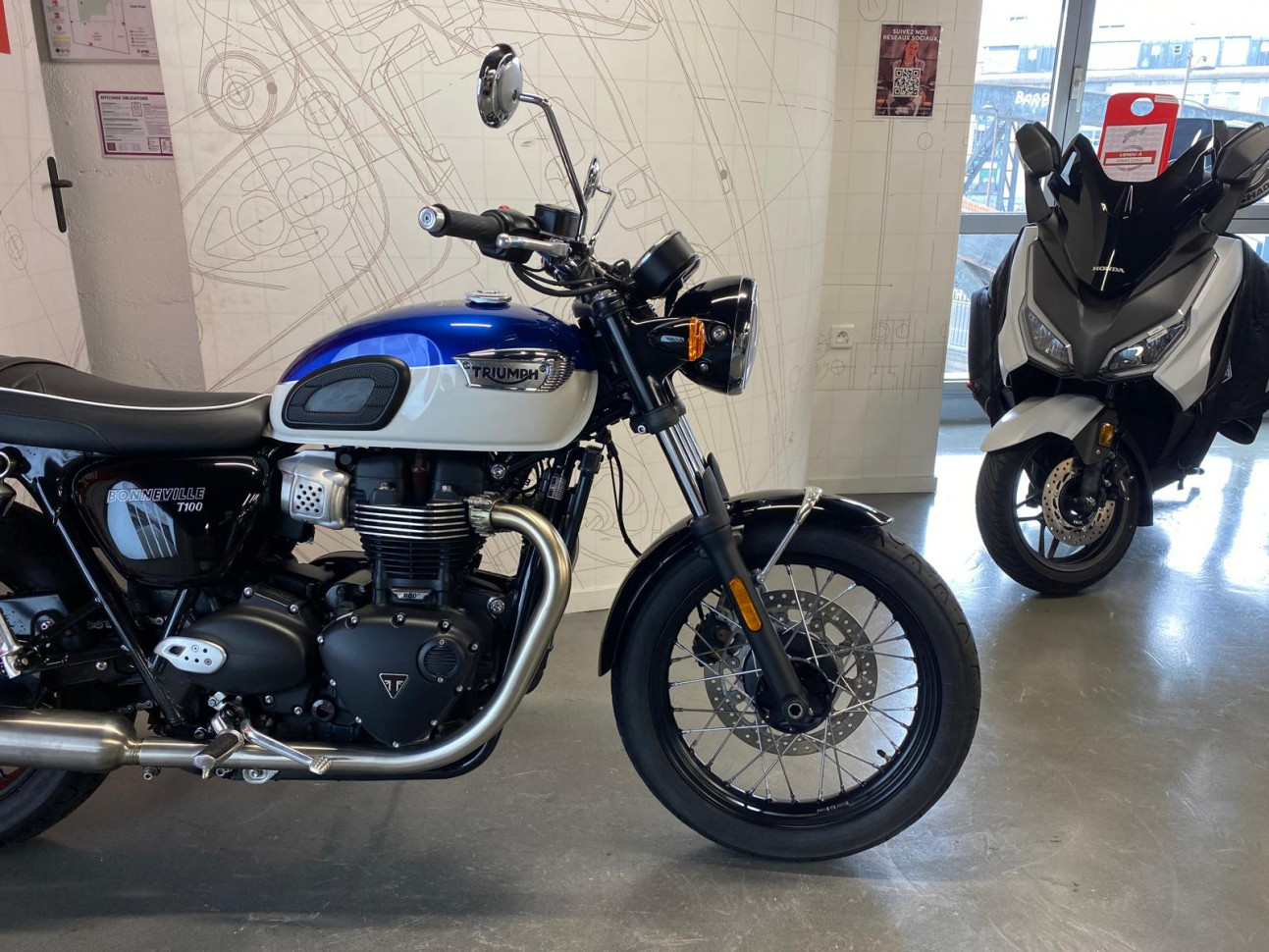TRIUMPH BONNEVILLE T100 900 - Garantie 12 mois