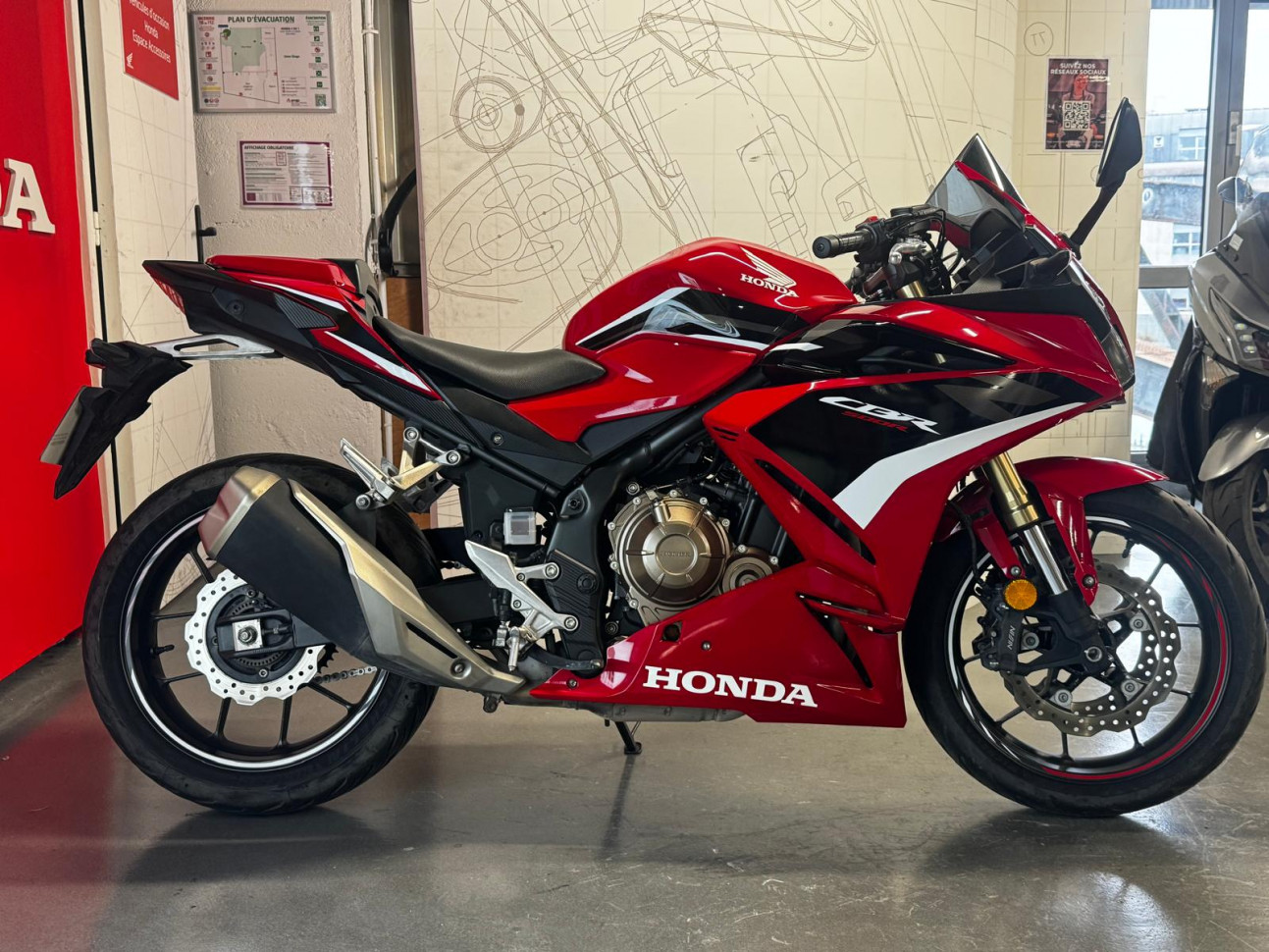 HONDA CBR 500 R - Garantie constructeur - 138€/mois*