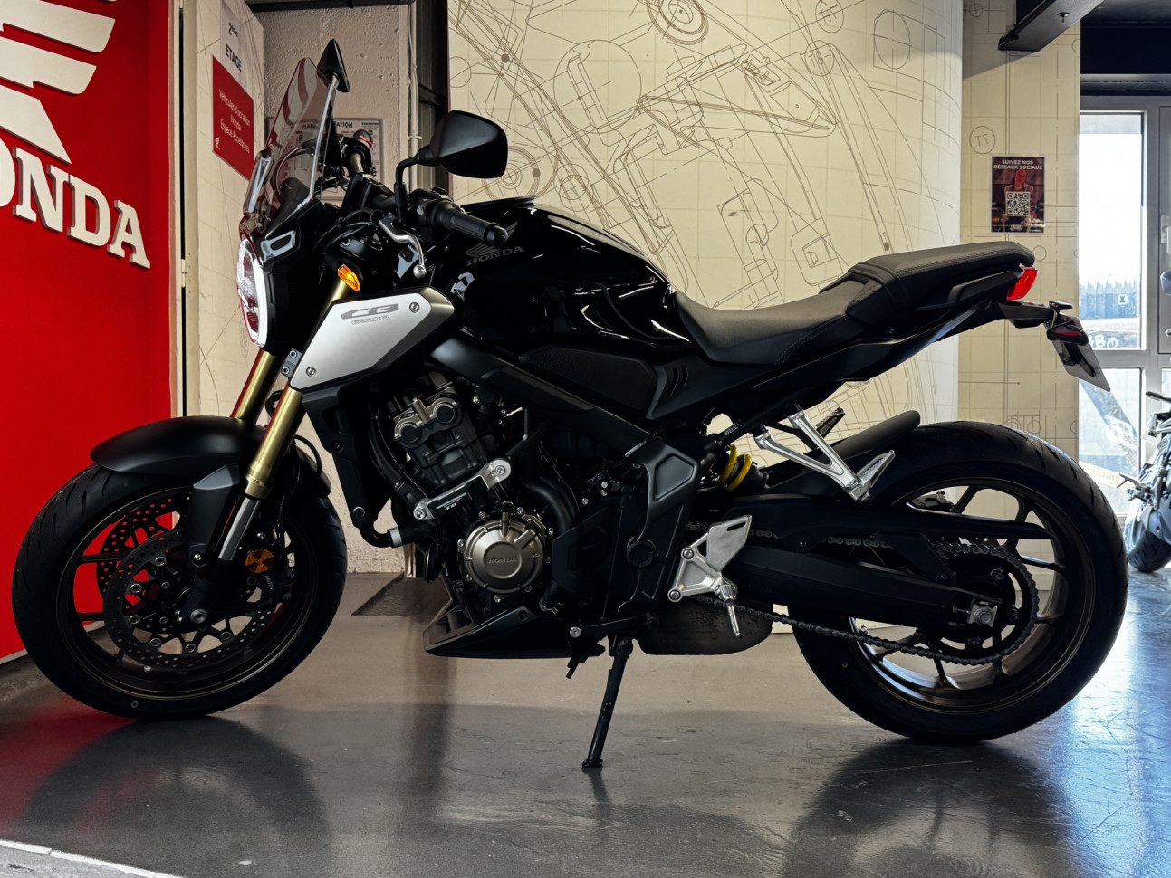 HONDA CB 650 R ABS BRIDABLE A2 - 143€/MOIS*